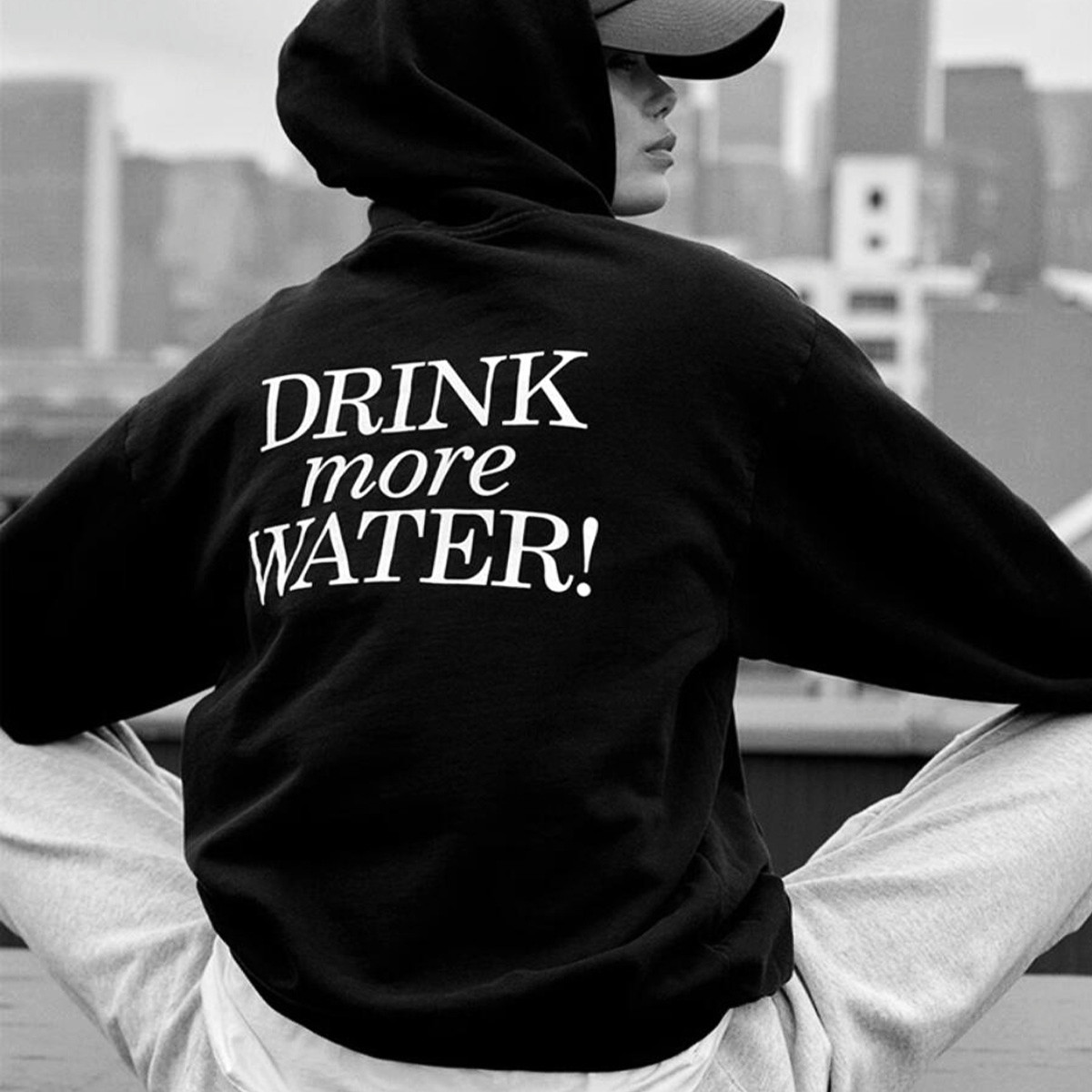 Street Fashion Of New York - Sweats à capuche surdimensionnés noirs College