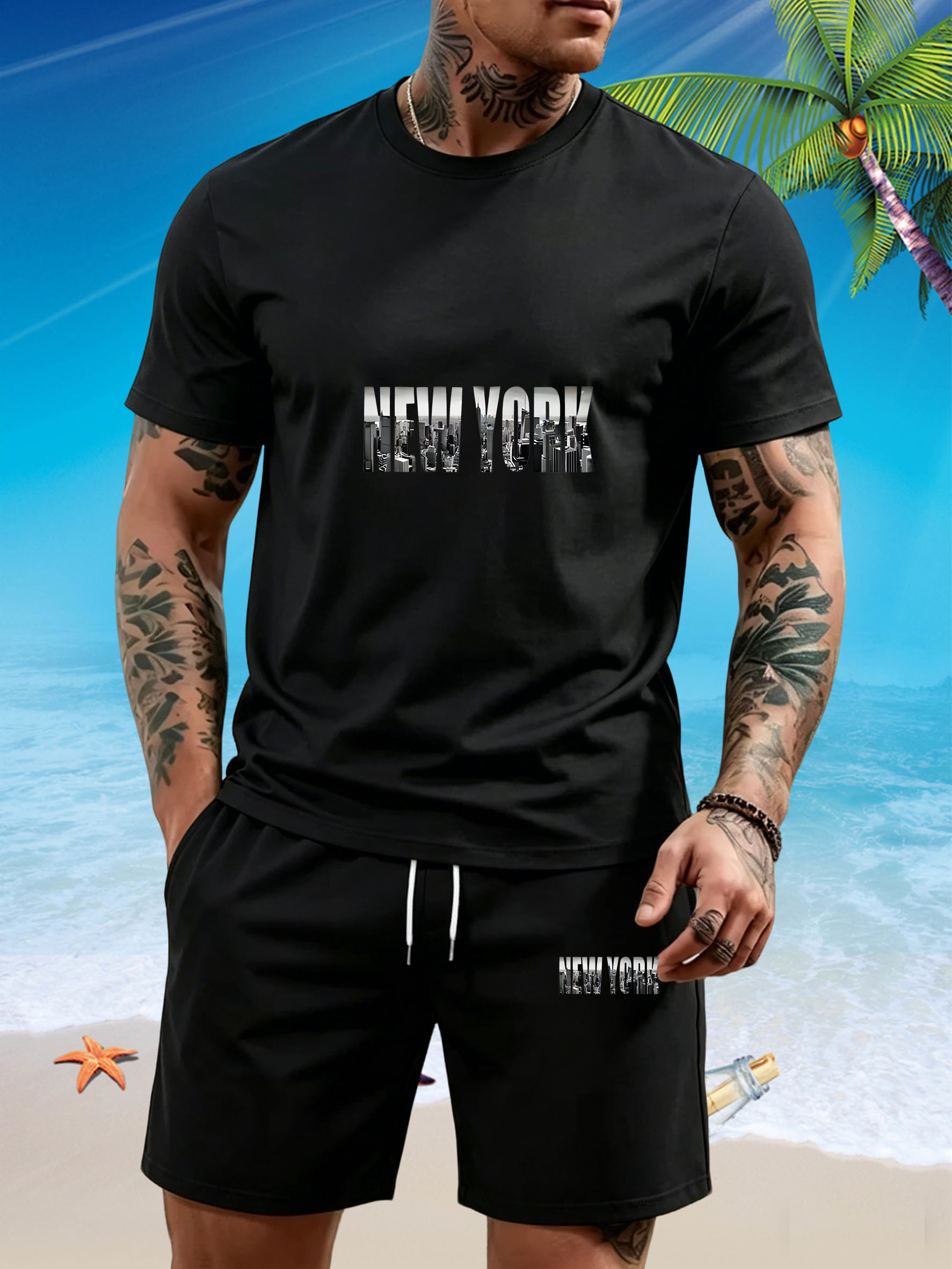 Street Fashion New York 2026 - Nouvel ensemble de t-shirts pour hommes