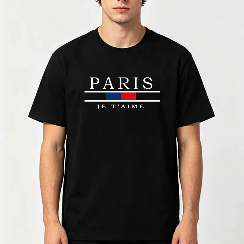 Street Fashion In Paris - T-shirts imprimés graphiques Paris pour hommes