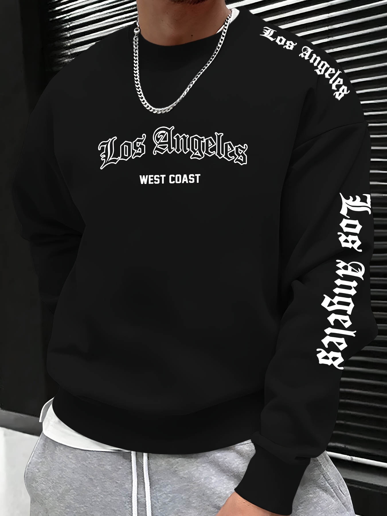 Fashion Streetwear - Sweat-shirt à col rond pour homme