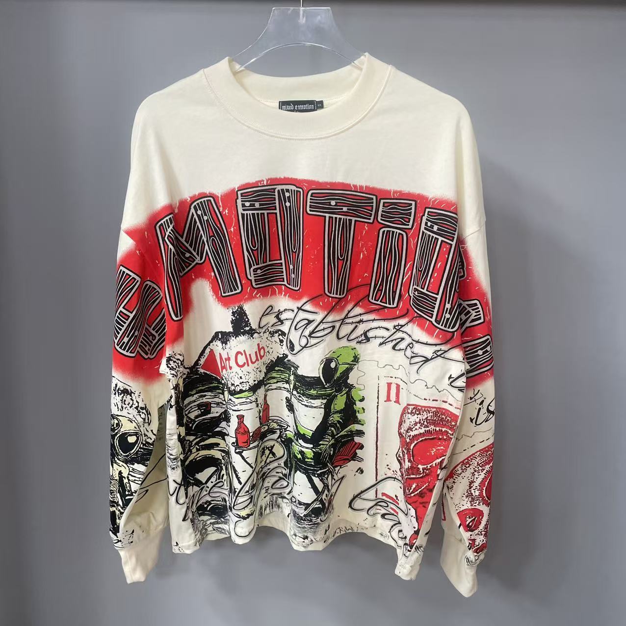 Fashion Streetwear - T-shirt à manches longues MIXED-EMOTION de