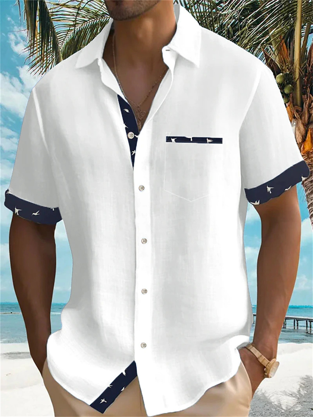 Street Fashion Shanghai - Nouvelle Chemise Aloha Homme Été 2023