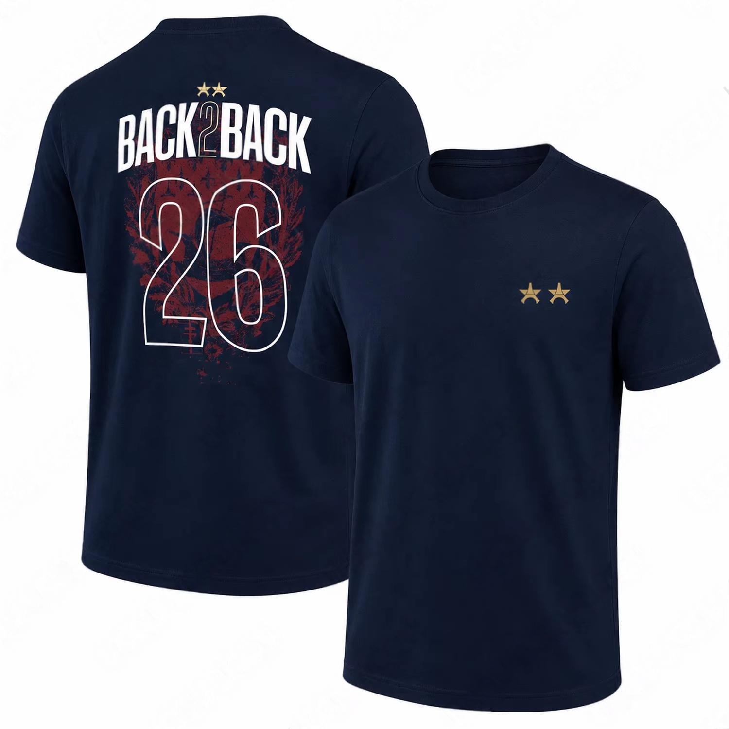 Street Fashion In Paris - T-shirt PSG Paris Back To Back