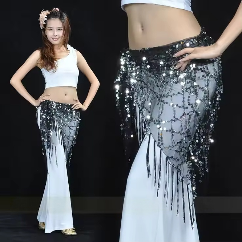 Street Fashion India - Ceinture de danse orientale à sequins,