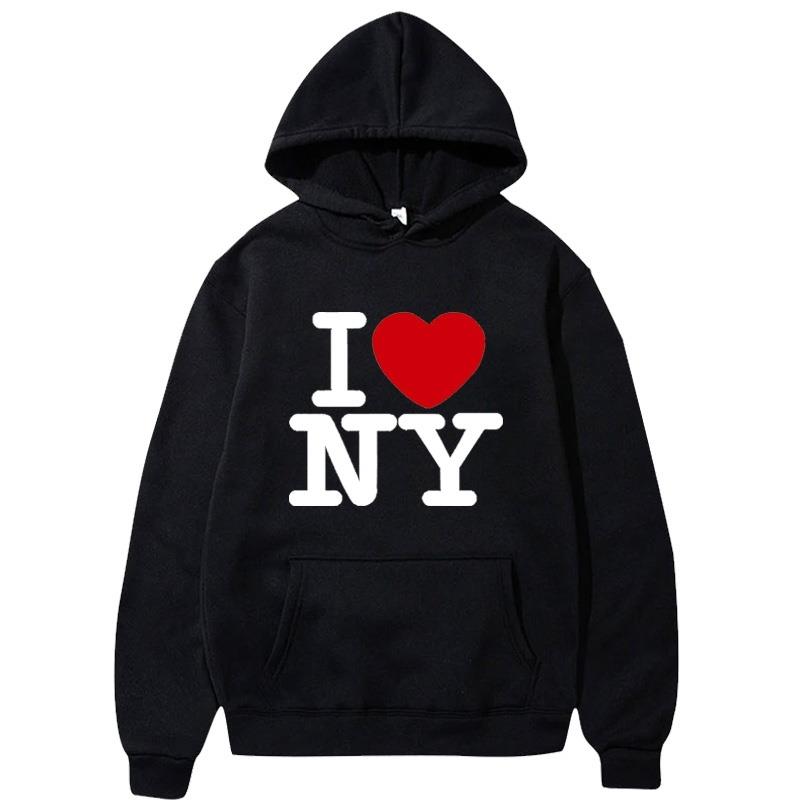 Street Fashion Of New York - J'aime New York. Sweat à capuche