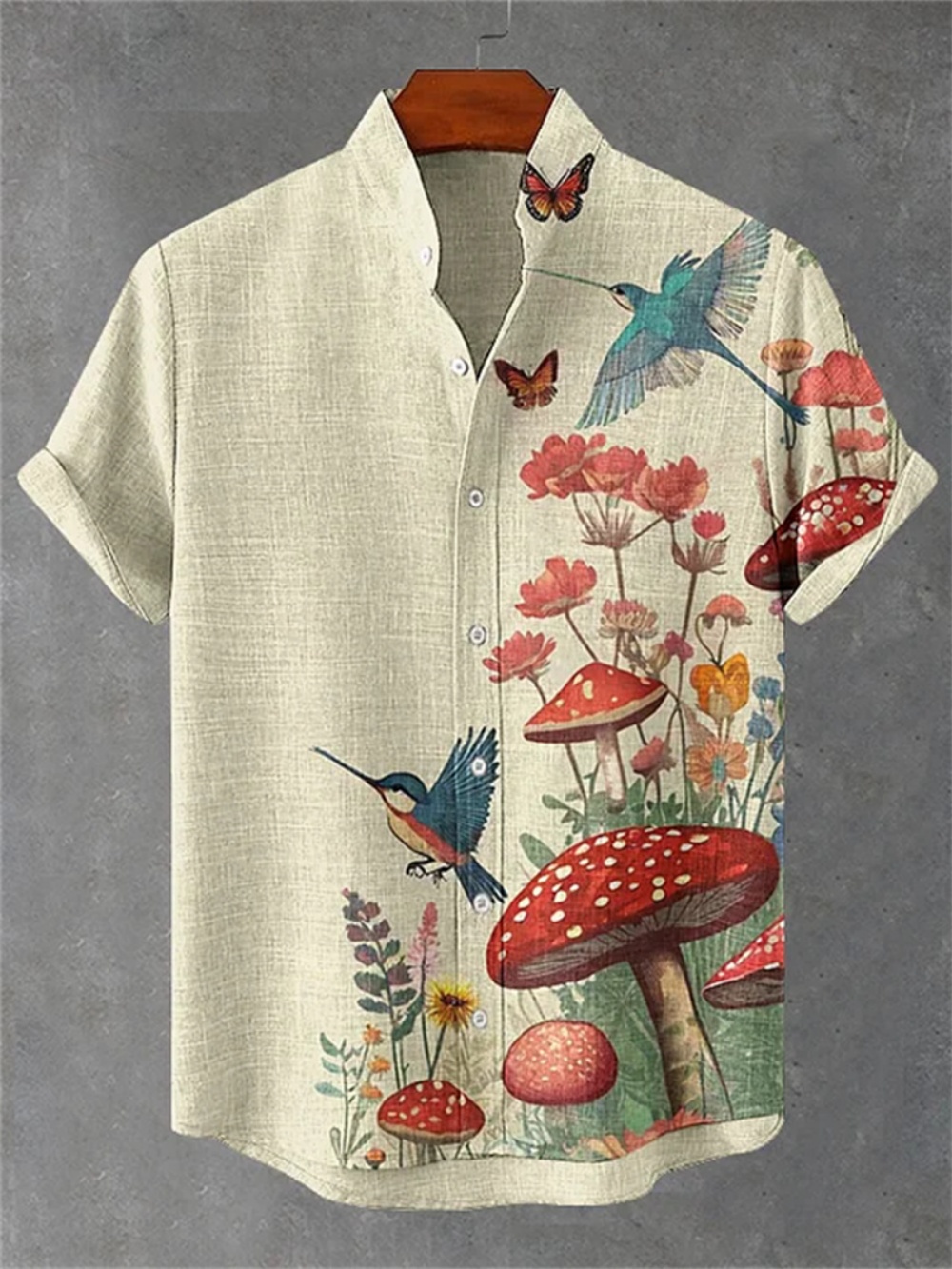 Street Fashion Shanghai - Chemise d'été en lin pour hommes,