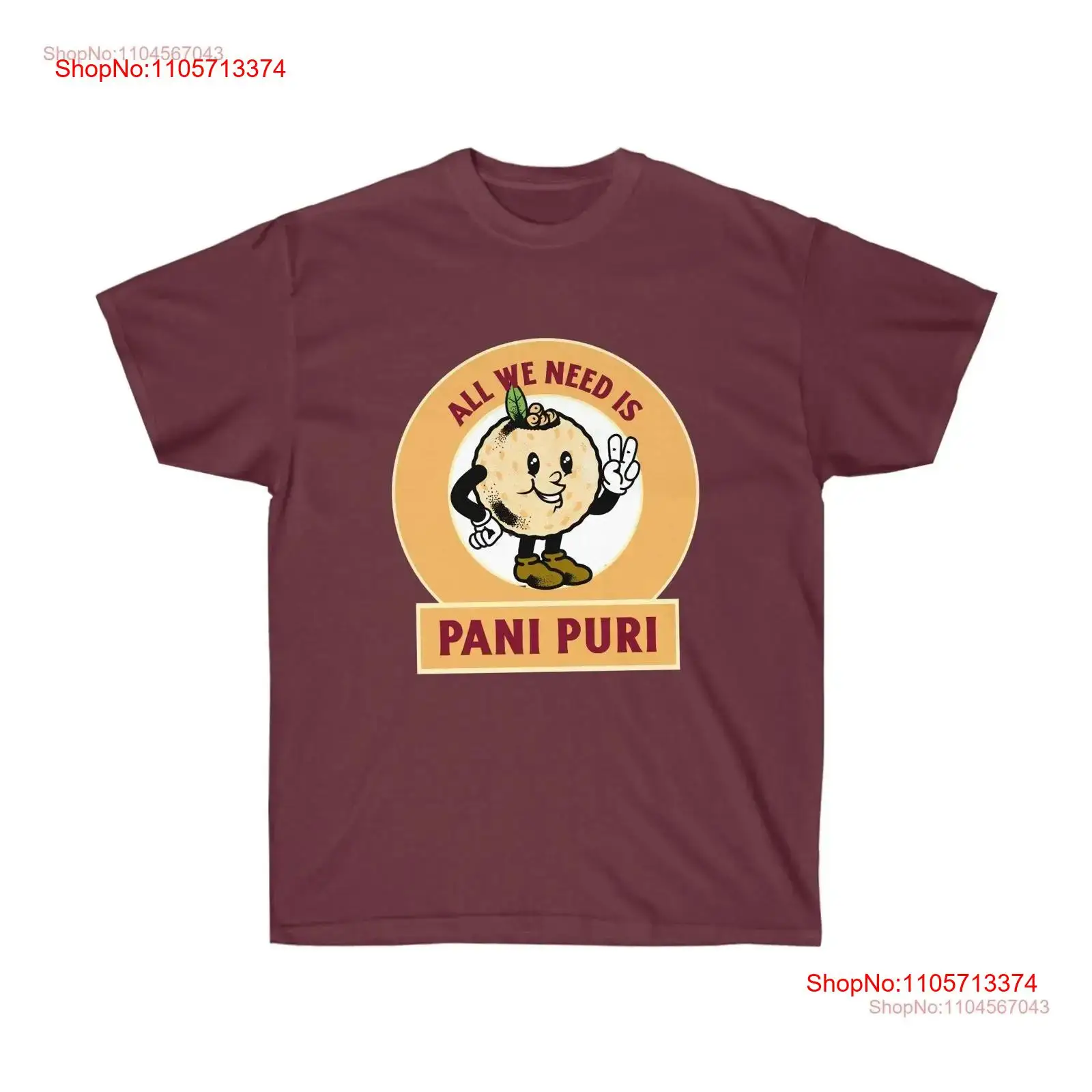 Street Fashion India - T-shirt Pani Puri, goût indien authentique,