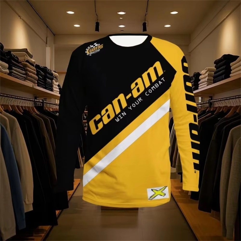 Fashion Streetwear - T-shirt de course de moto à