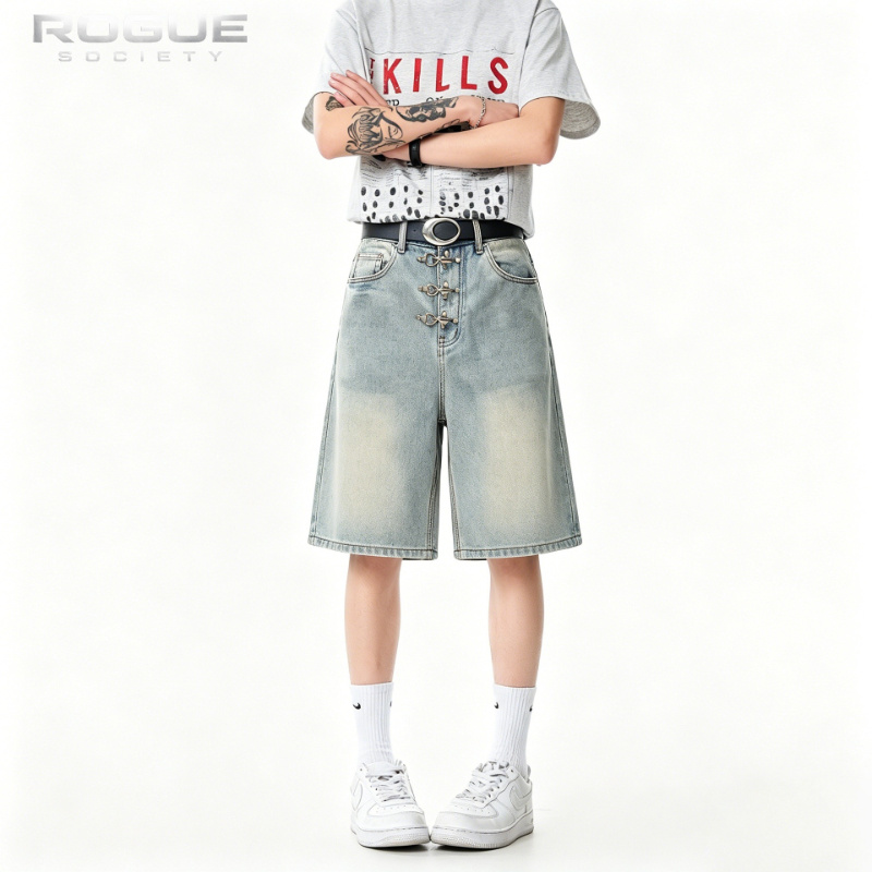 Street Fashion Harajuku - Shorts en jean streetwear nouvelle mode