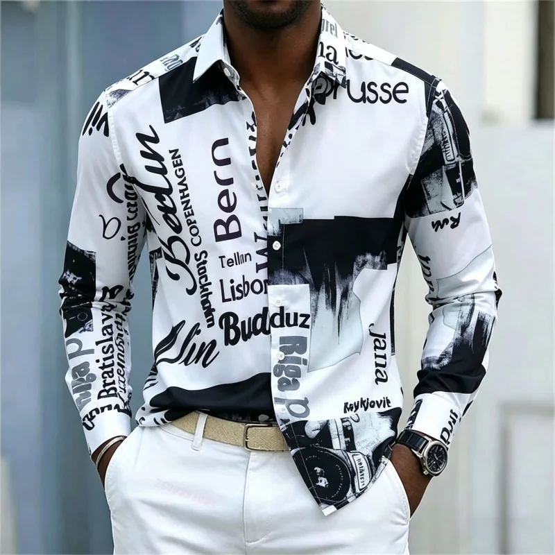 Chemise à manches longues impr - Fashion Streetwear avis et prix