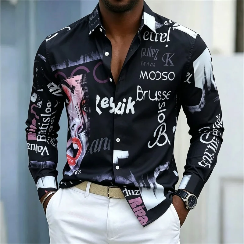 Chemise à manches longues impr - Fashion Streetwear avis et prix