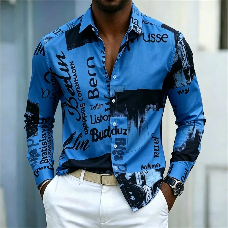 Chemise à manches longues impr - Fashion Streetwear avis et prix