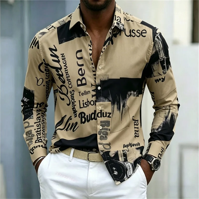 Chemise à manches longues impr - Fashion Streetwear avis et prix