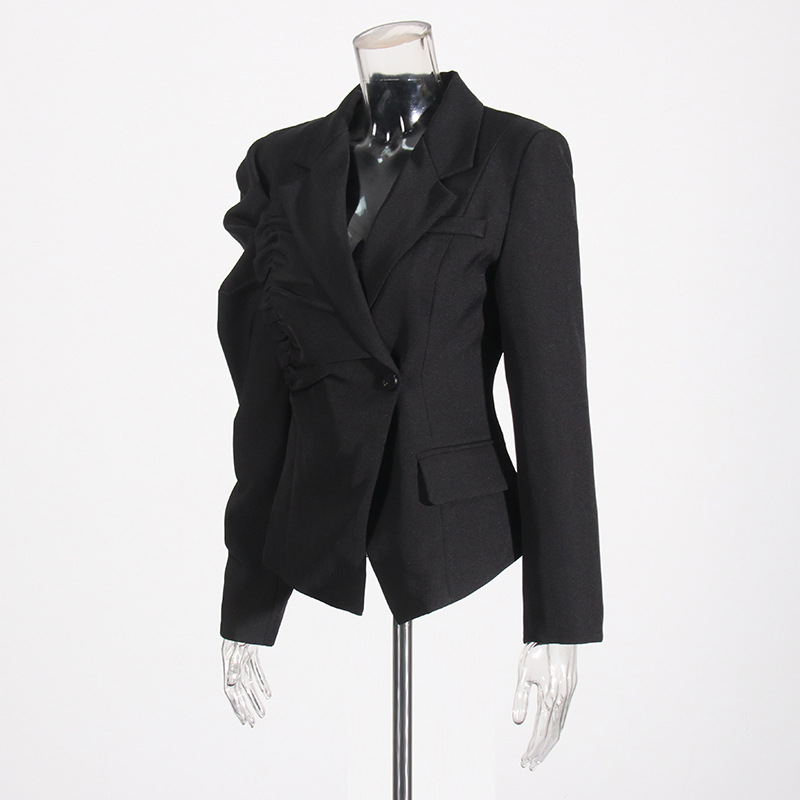 Blazer asymétrique pour femmes - Street Fashion High End avis et prix