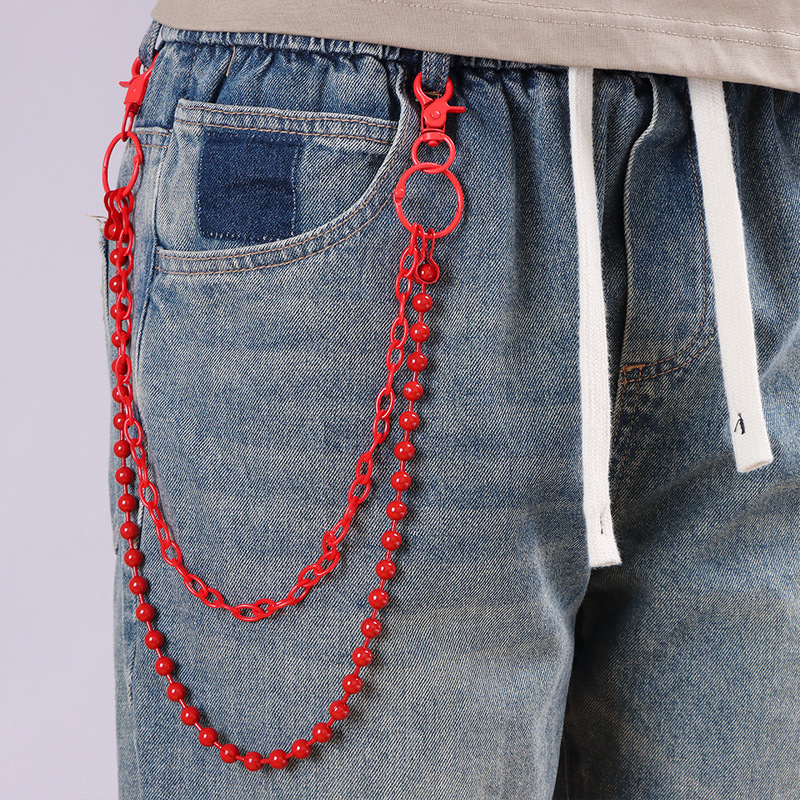 Chaîne de pantalon multicouche - Street Fashion Harajuku avis et prix