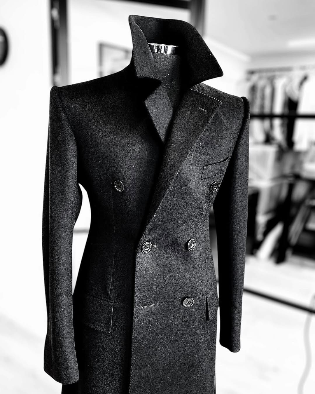 Manteau en mélange de laine po - Street Fashion Shanghai avis et prix
