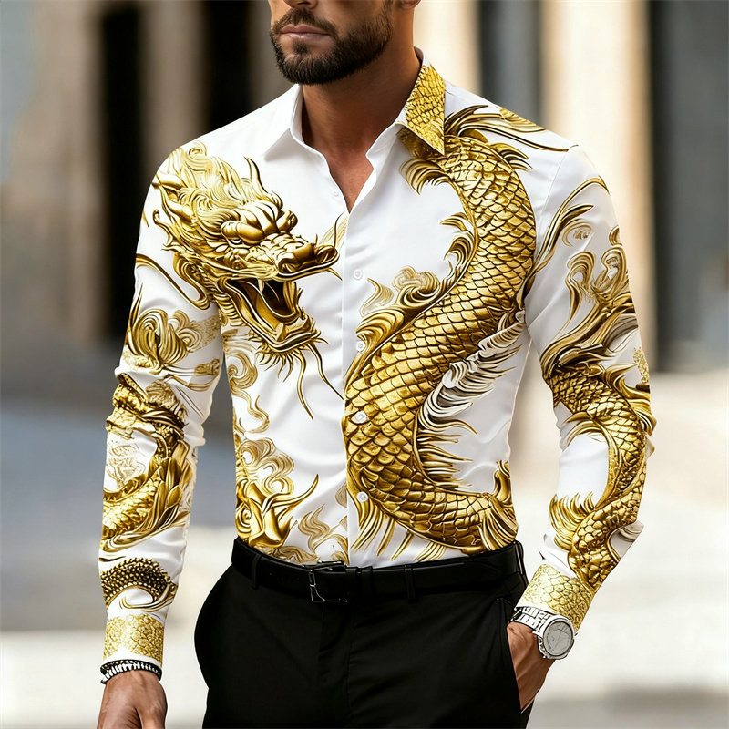 Chemise pour homme à manches l - Street Fashion Shanghai avis et prix