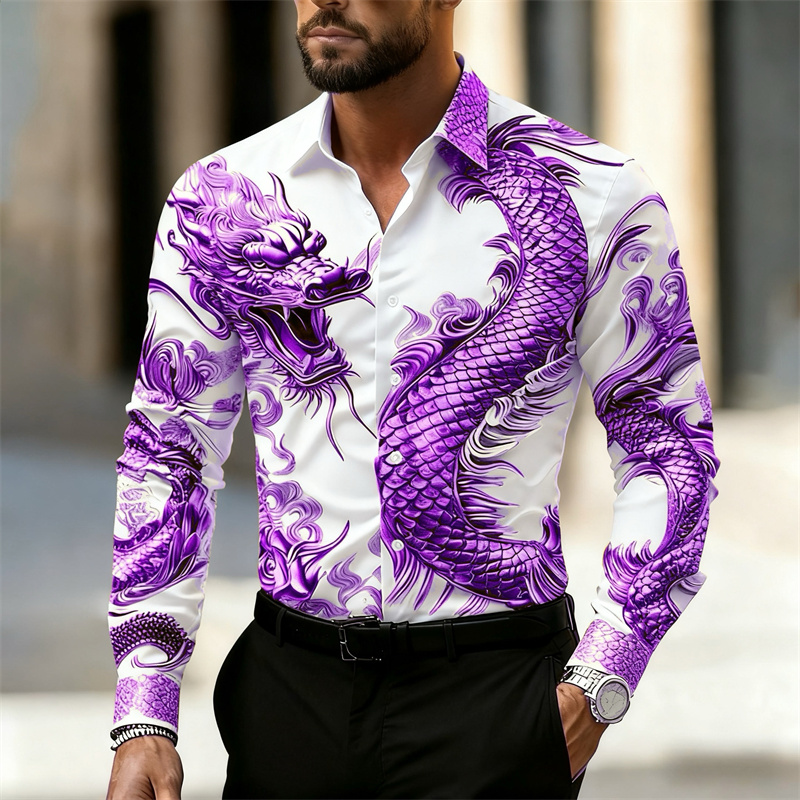 Chemise pour homme à manches l - Street Fashion Shanghai avis et prix