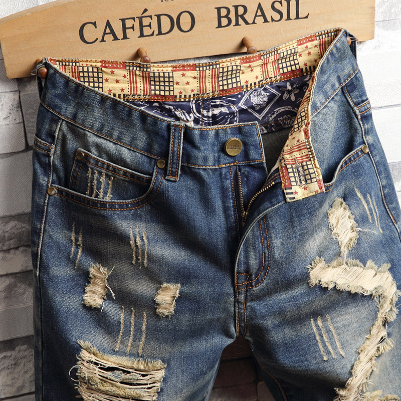 Shorts en jean déchirés pour h - Street Fashion Art avis et prix