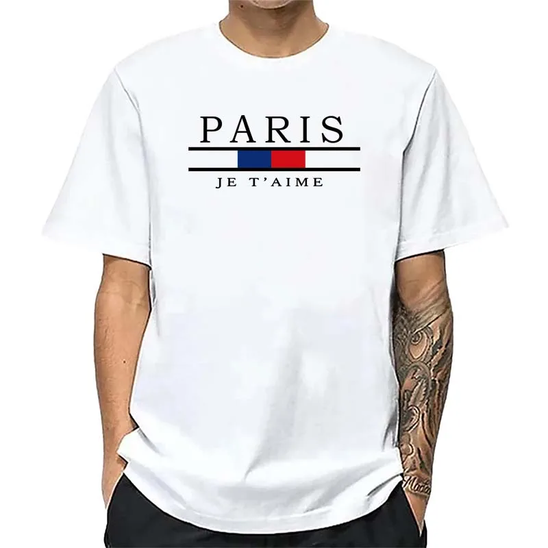 T-shirts imprimés graphiques P - Street Fashion In Paris avis et prix