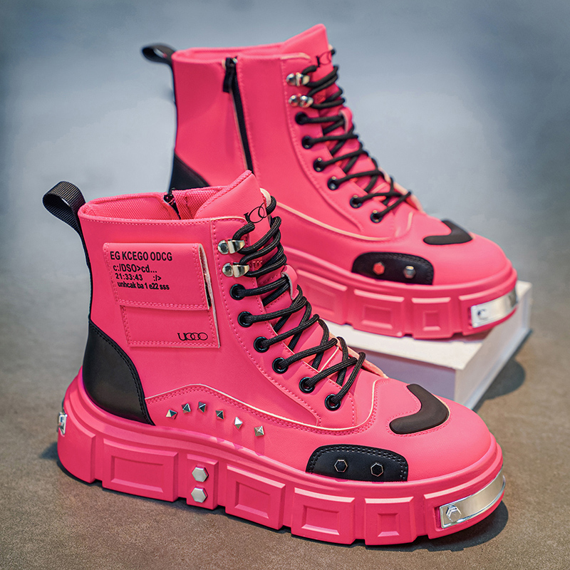 Bottes montantes confortables  - Street Fashion Punk avis et prix
