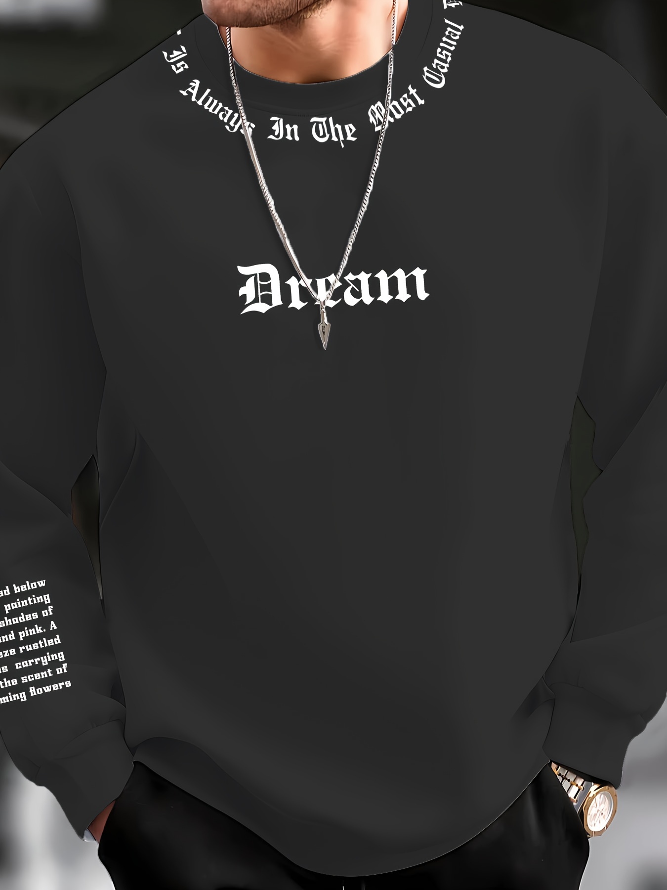 Sweat-shirt à col rond pour ho - Fashion Streetwear avis et prix