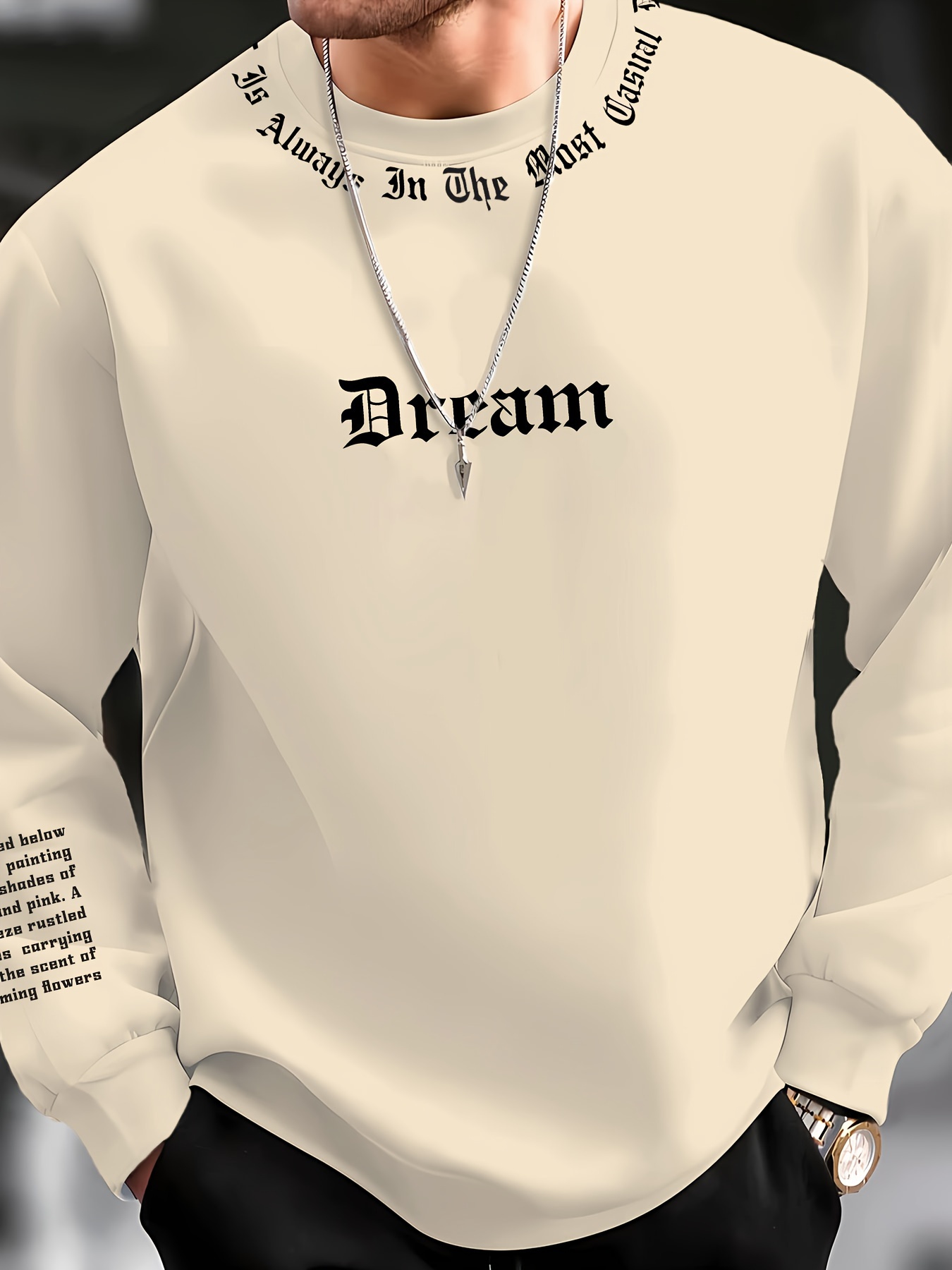 Sweat-shirt à col rond pour ho - Fashion Streetwear avis et prix