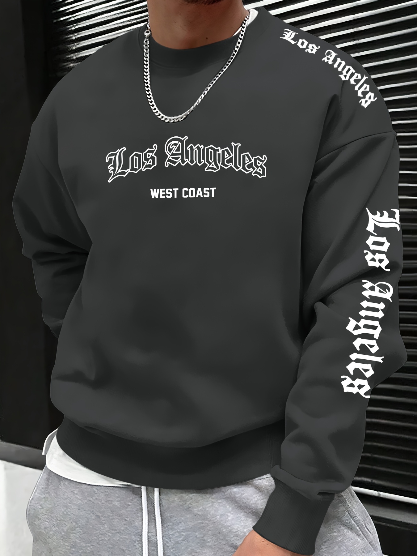 Sweat-shirt à col rond pour ho - Fashion Streetwear avis et prix