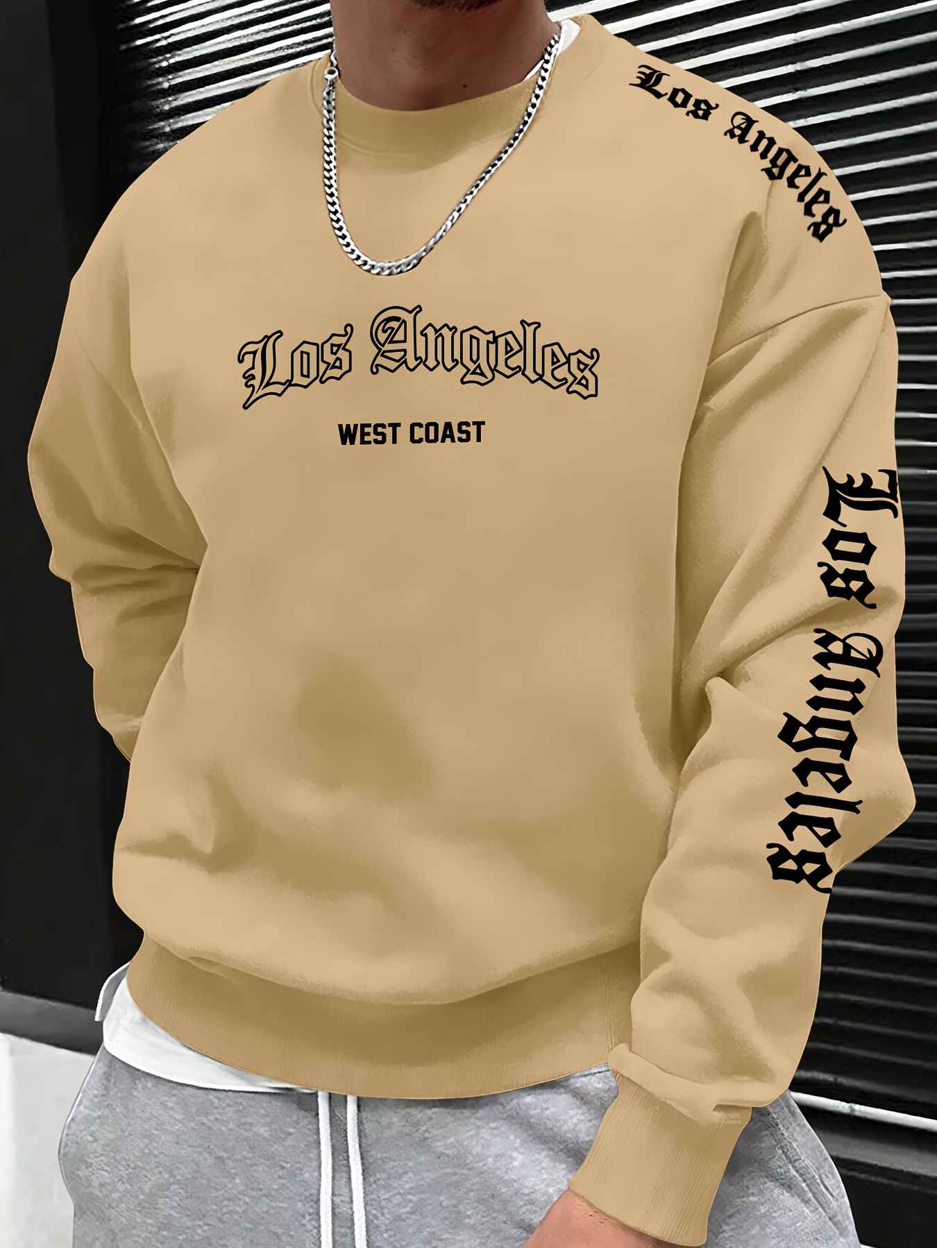 Sweat-shirt à col rond pour ho - Fashion Streetwear avis et prix