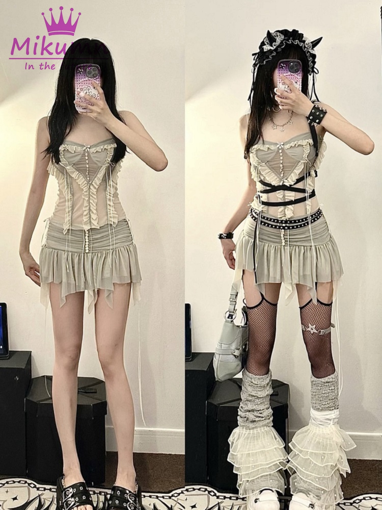 Ensemble deux pièces Y2k, tenu - Street Fashion Harajuku avis et prix