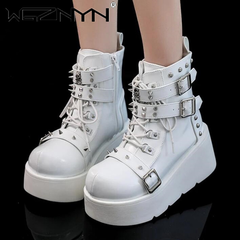 Bottes gothiques à talons haut - Street Fashion Punk avis et prix