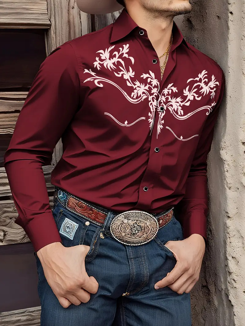 Chemise de Cowboy Vintage impr - Street Fashion Shanghai avis et prix