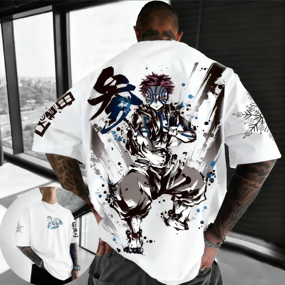 T-shirt d'été grande taille im - Street Fashion Japan avis et prix