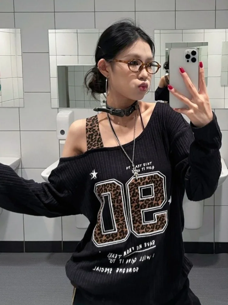 T-shirt Y2K patchwork imprimé  - Fashion Streetwear avis et prix