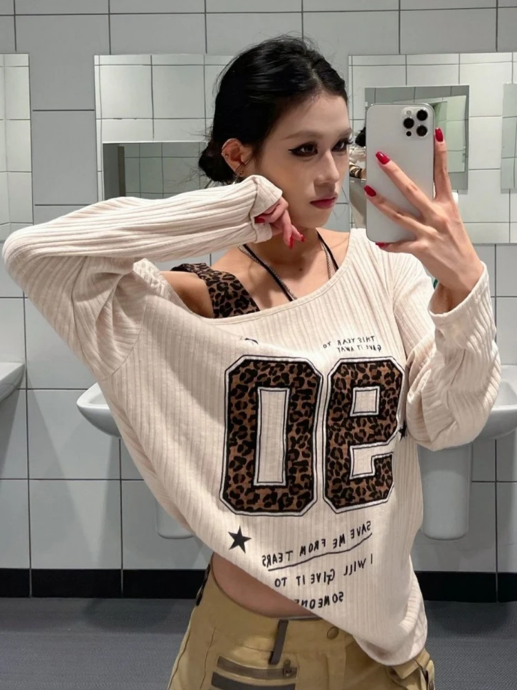 T-shirt Y2K patchwork imprimé  - Fashion Streetwear avis et prix