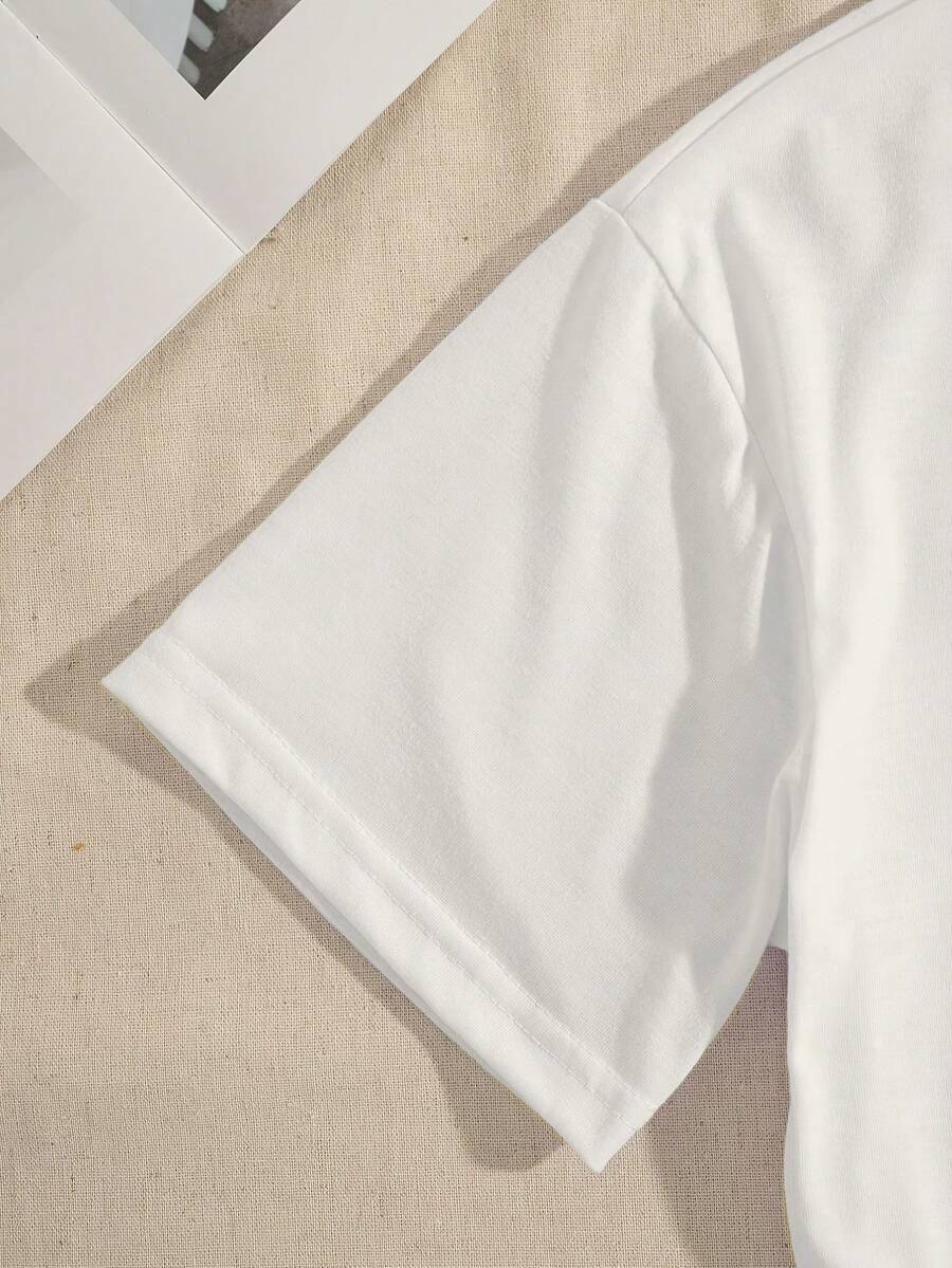 T-shirt graphique oversize en  - Italy Fashion Street avis et prix