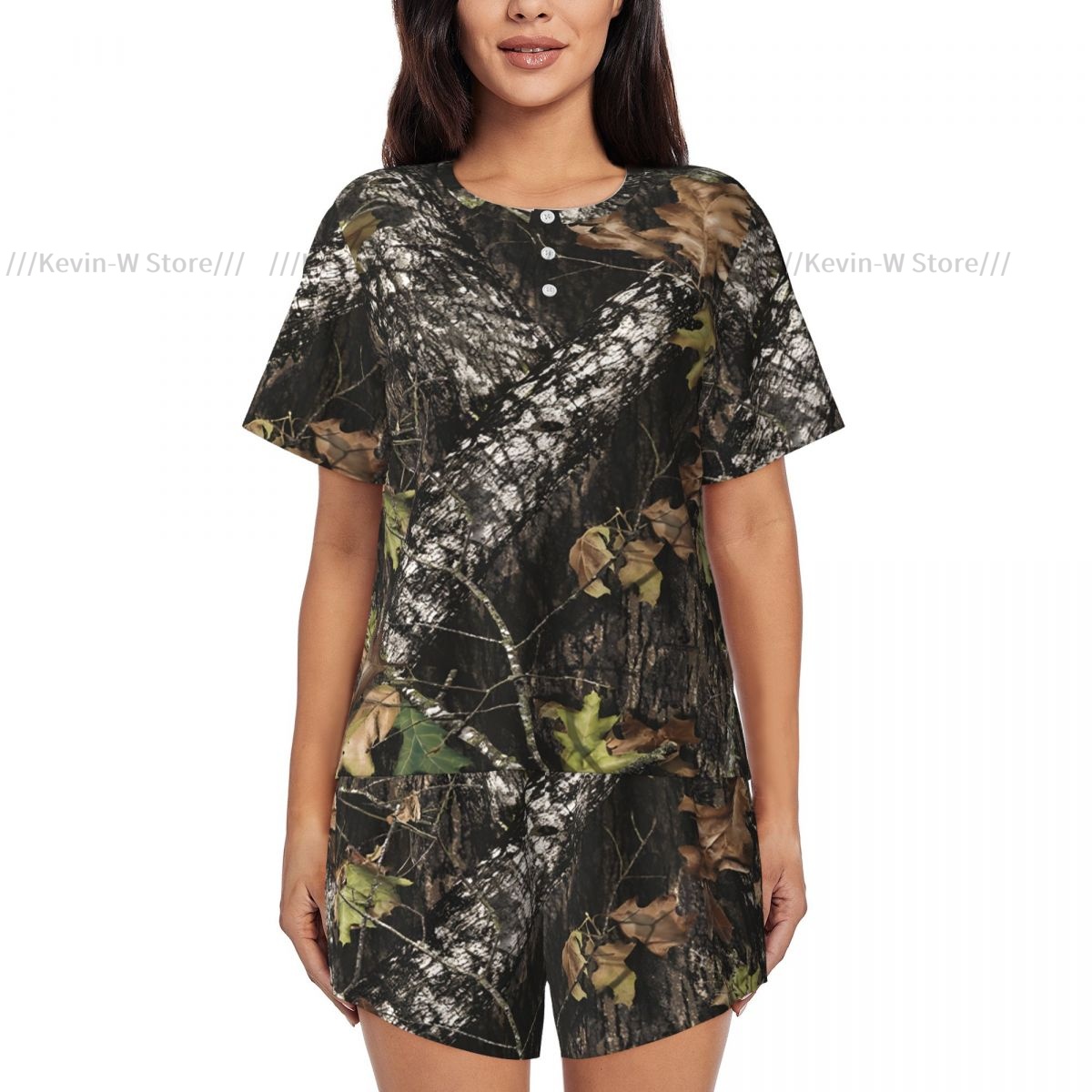 Pyjama deux pièces pour femmes - Camo Pattern Set avis et prix