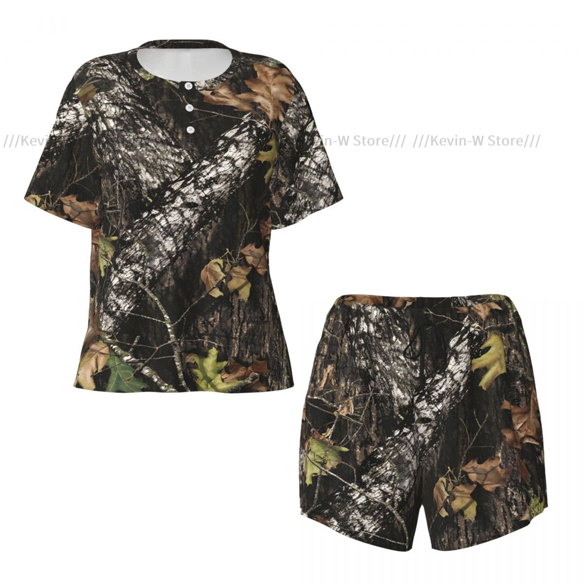 Pyjama deux pièces pour femmes - Camo Pattern Set avis et prix