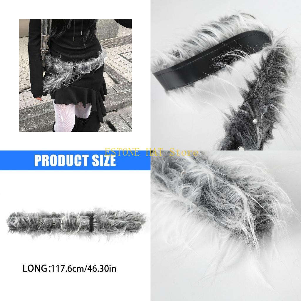 49MF – ceinture en fourrure po - Street Fashion Reference avis et prix