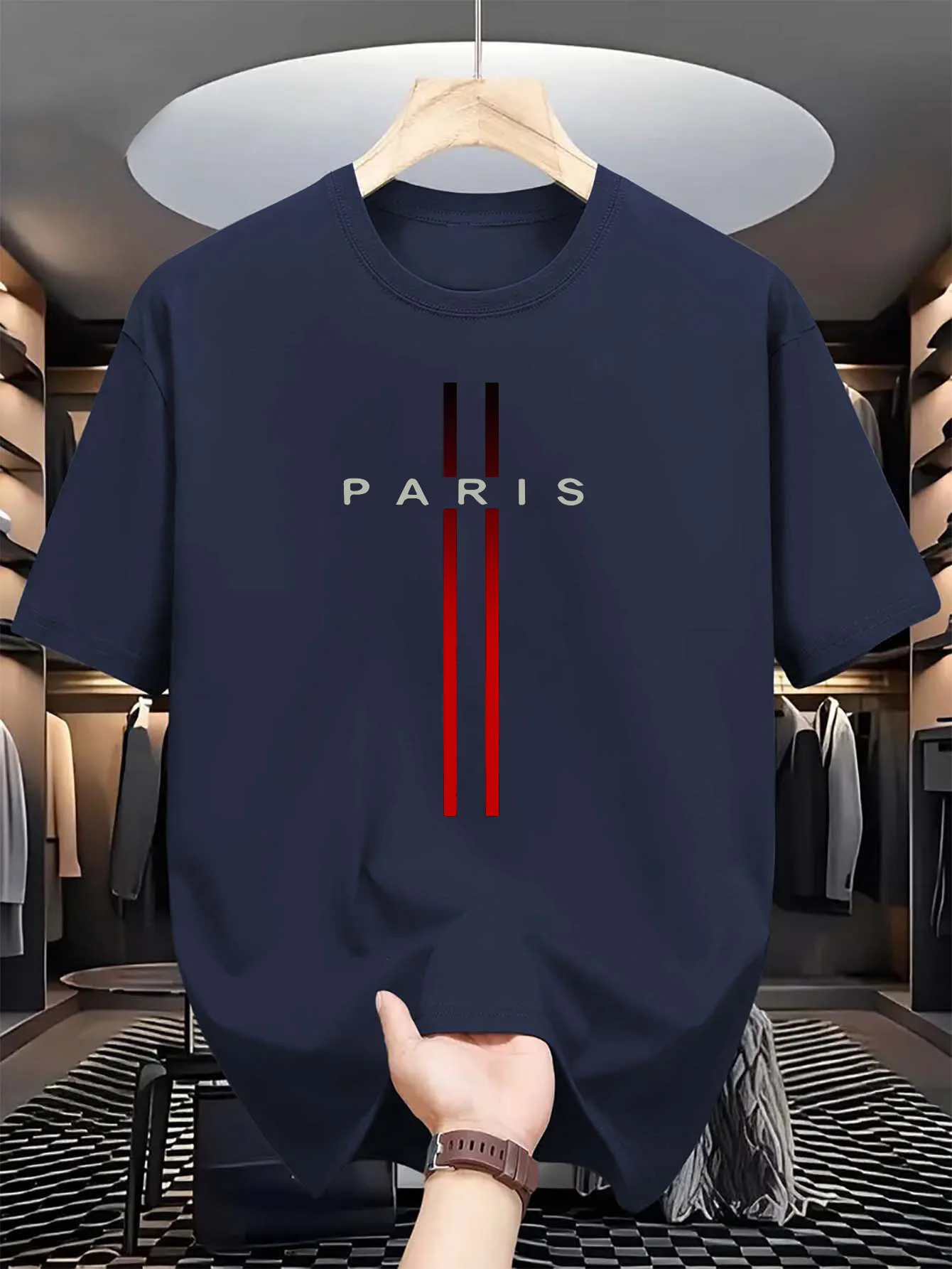 T-shirt décontracté d'été pour - Street Fashion In Paris avis et prix