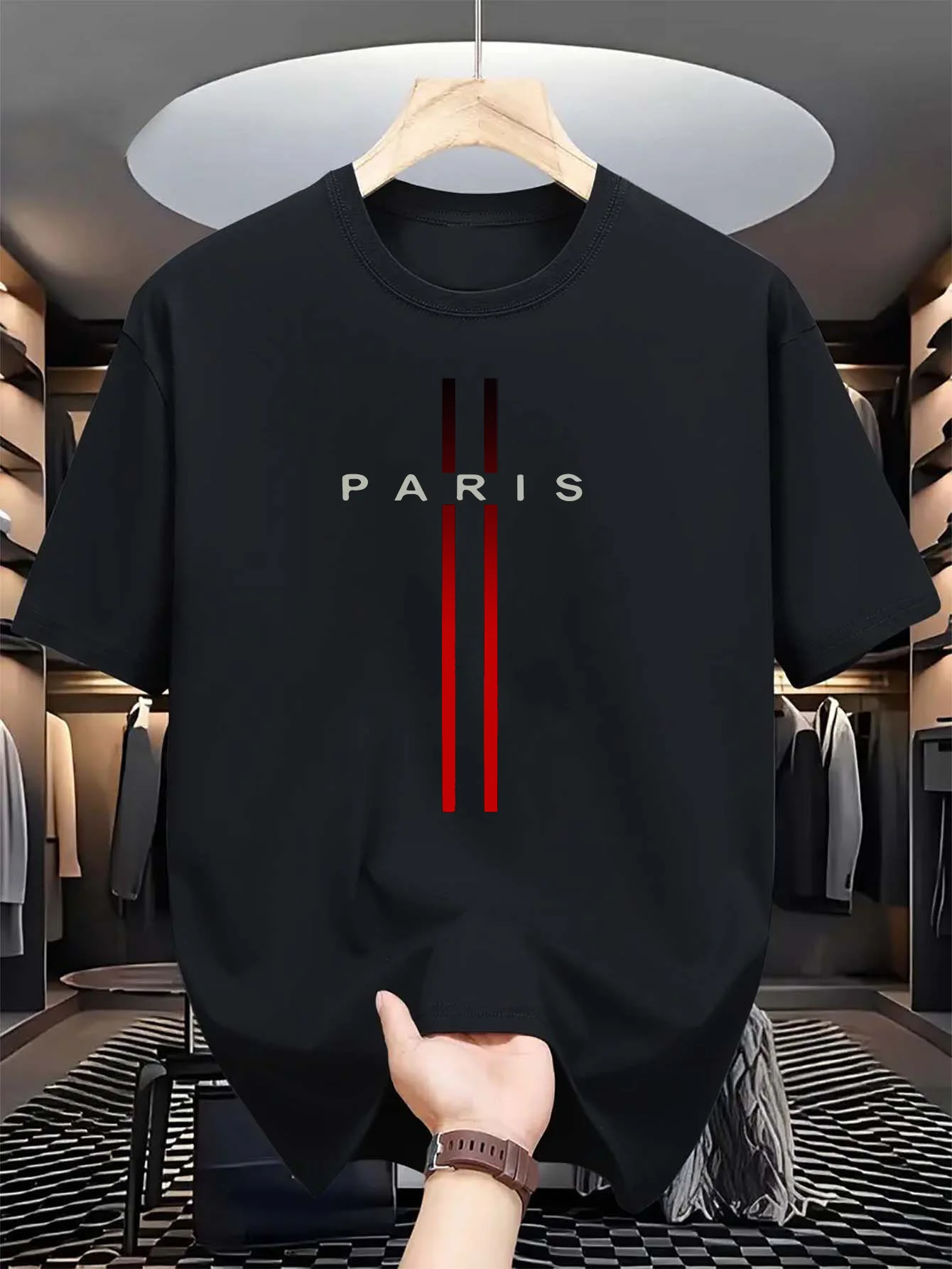 T-shirt décontracté d'été pour - Street Fashion In Paris avis et prix