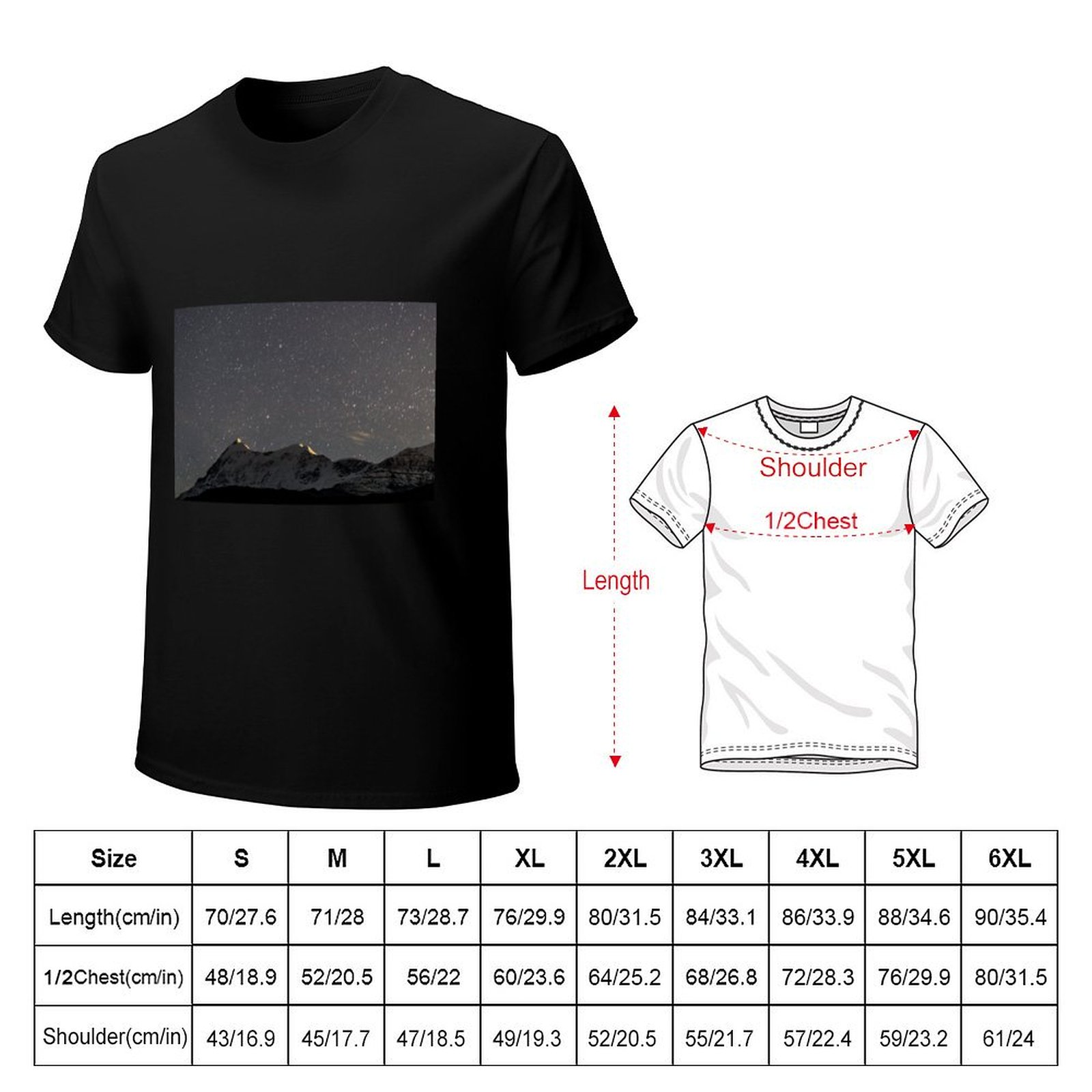 T-shirt trishul star trails de - Street Fashion India avis et prix