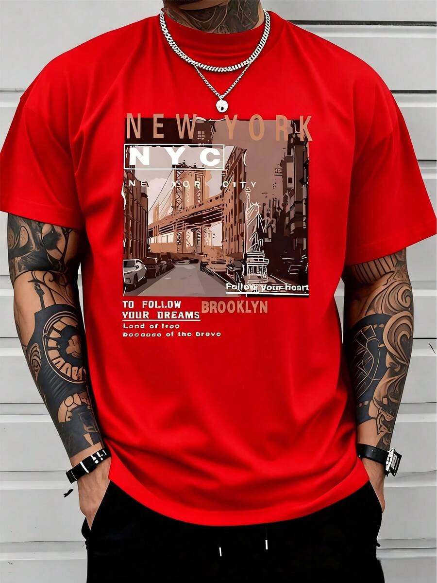 T-shirts en coton décontractés - Street Fashion New York 2026 avis et prix