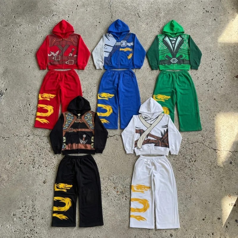 Ensemble sweat à capuche et pa - Street Fashion Art avis et prix