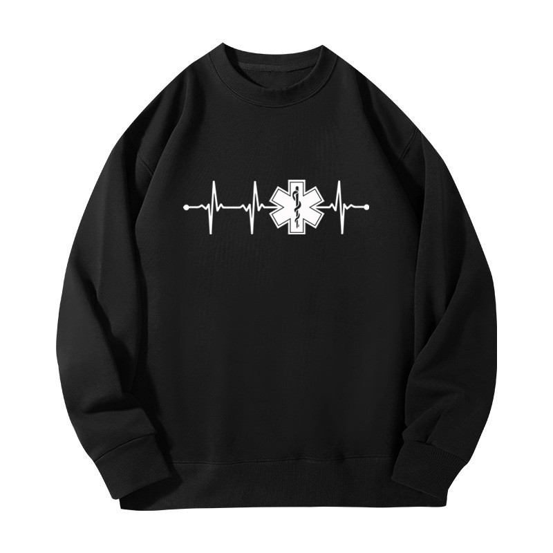 Sweat-shirt à col rond pour ho - Street Fashion Shanghai avis et prix