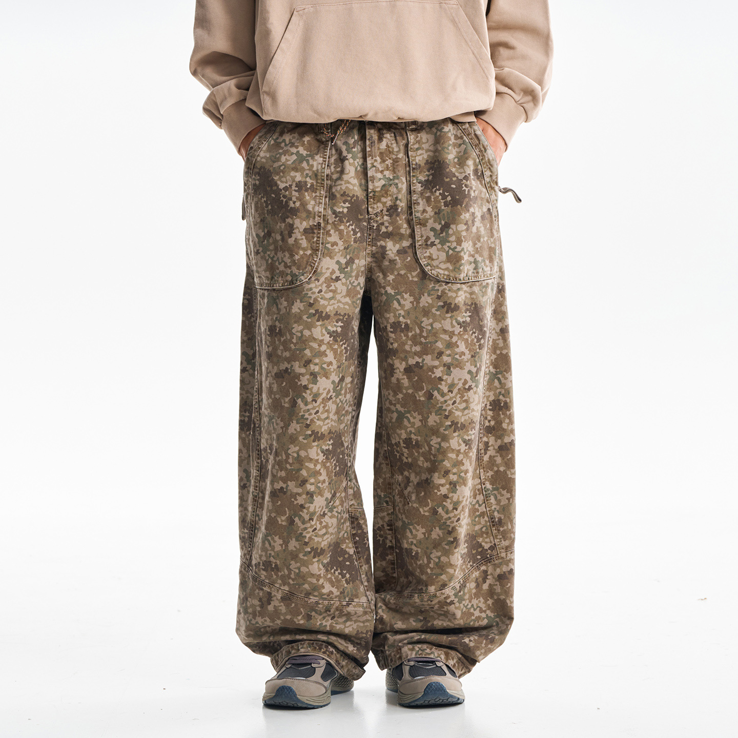 Pantalon cargo en coton imprim - Street Fashion Art avis et prix