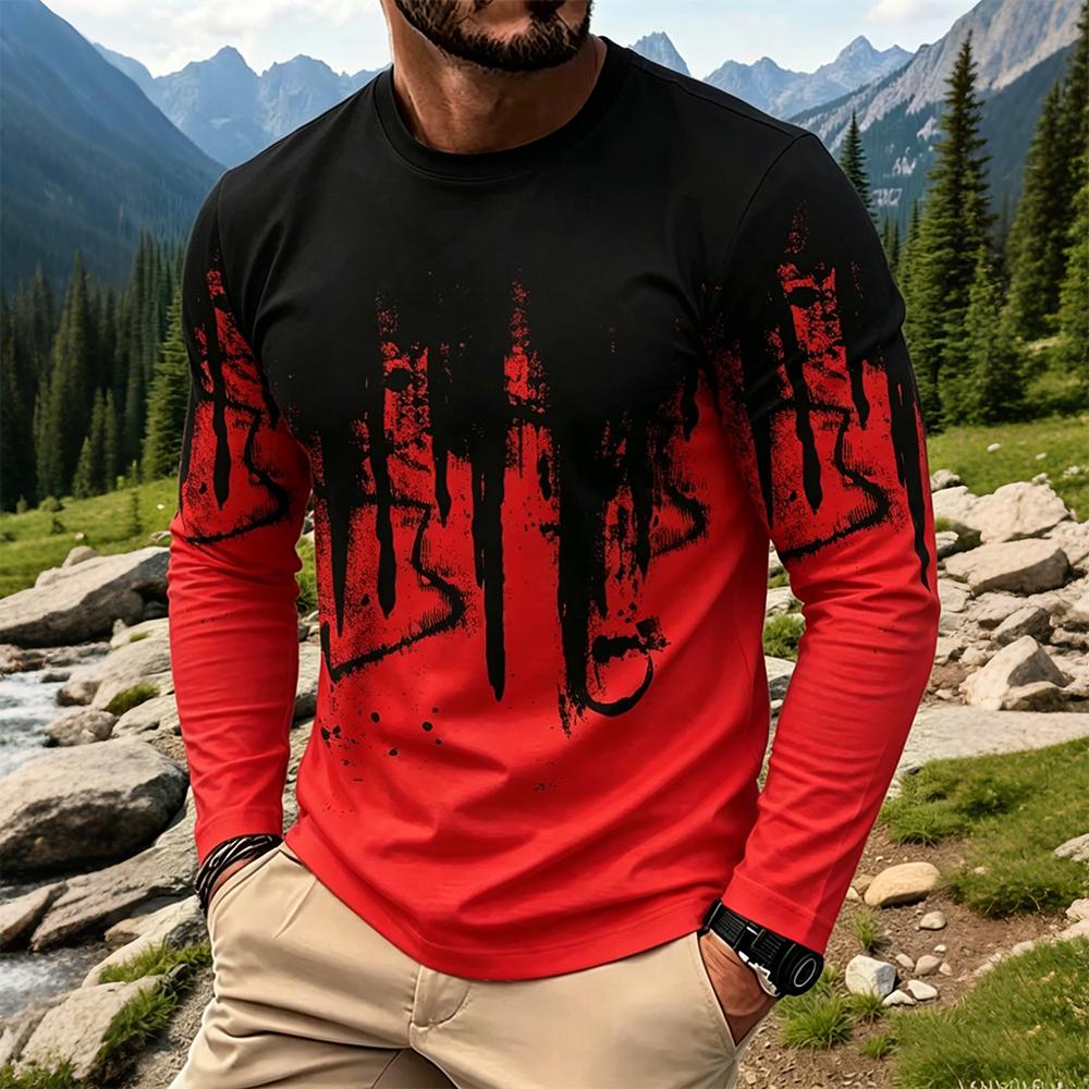 T-shirt à manches longues dégr - Fashion Streetwear avis et prix