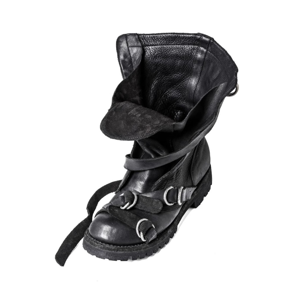 Bottes de moto en cuir pour ho - Street Fashion Punk avis et prix